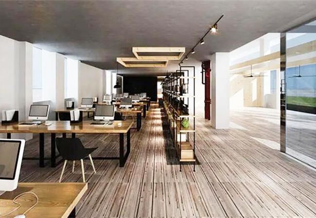 簡約并具有創(chuàng)意的合肥辦公室裝修