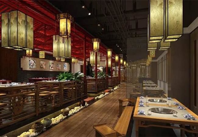 生意興隆的合肥火鍋店裝修，都用到哪些隔斷材料