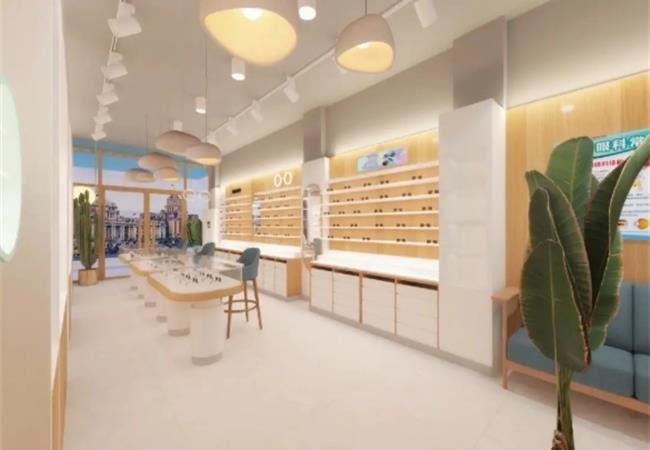 能脫穎而出的，合肥眼鏡店空間裝修，都怎么設(shè)計的